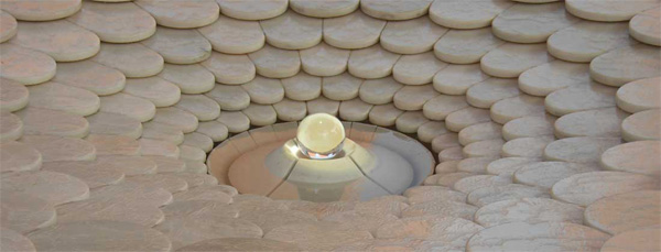Lotus Urn Auroville