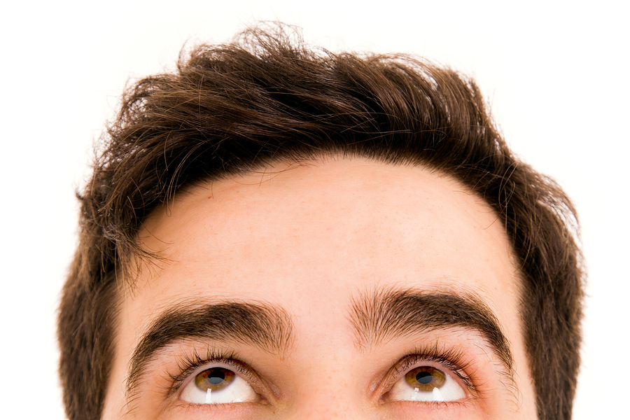 young-man-looking-upwards