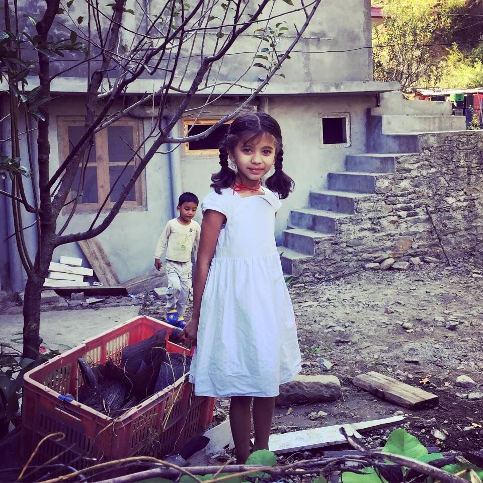 Little girl in Ropa Village